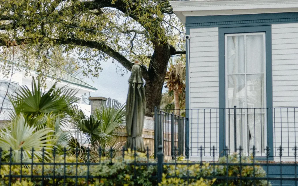 Home with a wrought-iron fence in Columbia