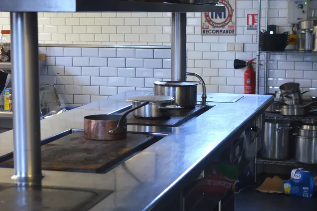 Stainless steel commercial kitchen kept pest-free